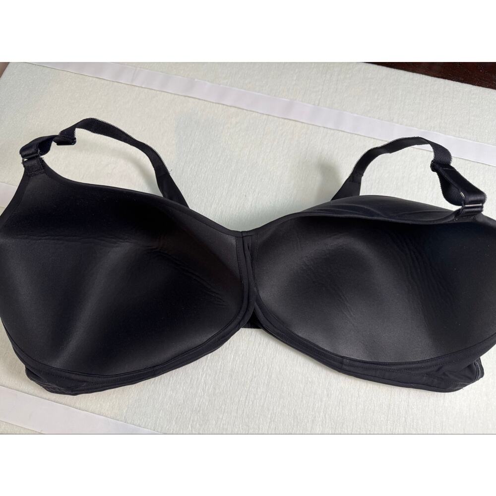 Torrid Wire-Free Lightly Lined Smooth Bra 11853893 Full Figured Plus 48DDD Black - Picture 12 of 13